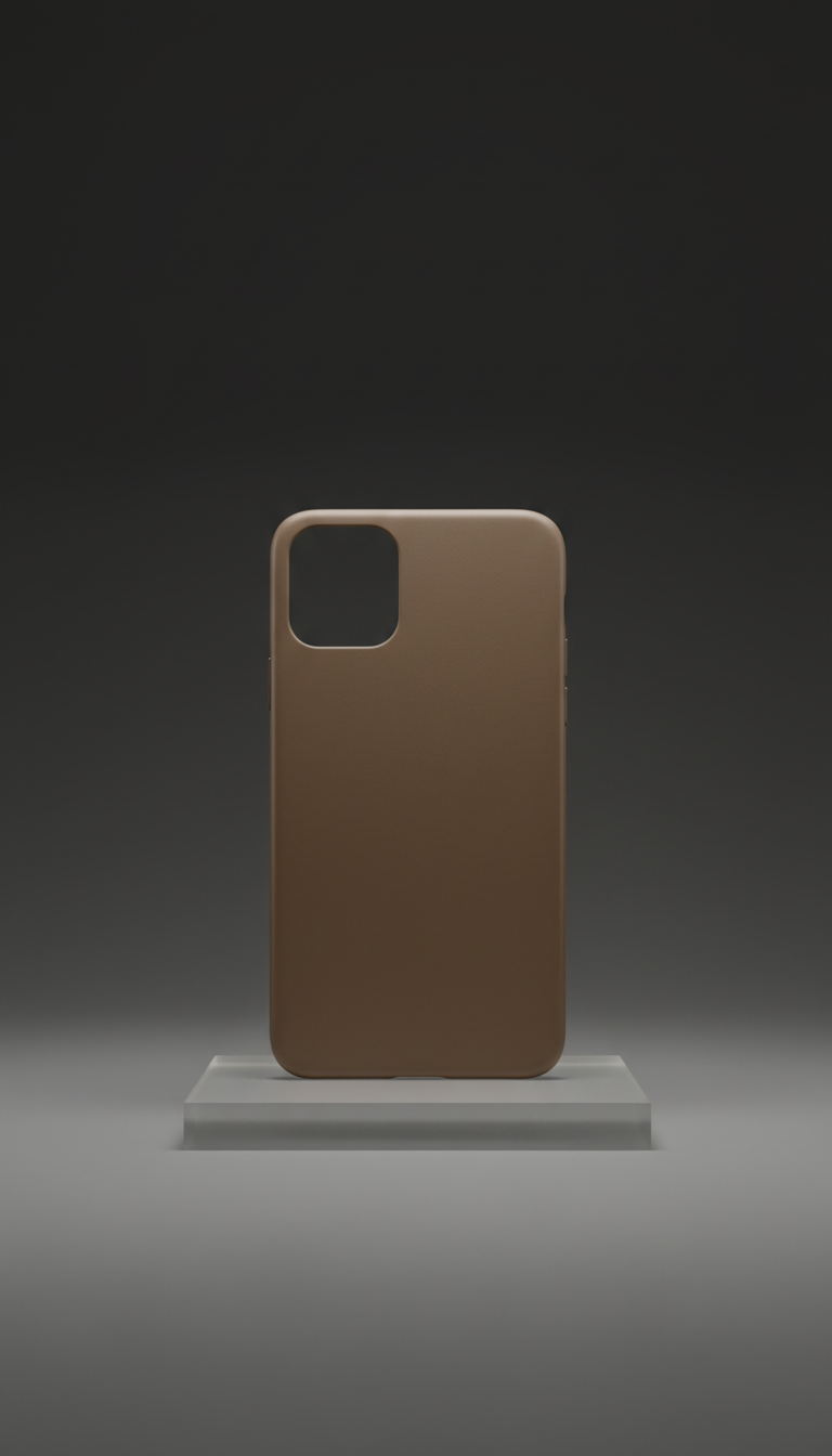 Leather Phone Case in Bronze Mist